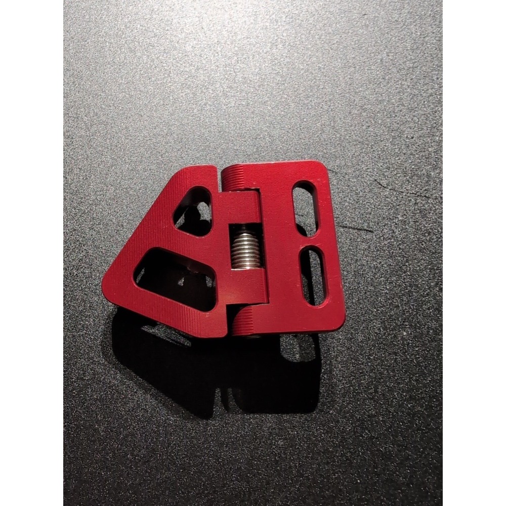 Oversized‎ Anodised Red Folding Rear Brake Pedal Tip Fitment #2